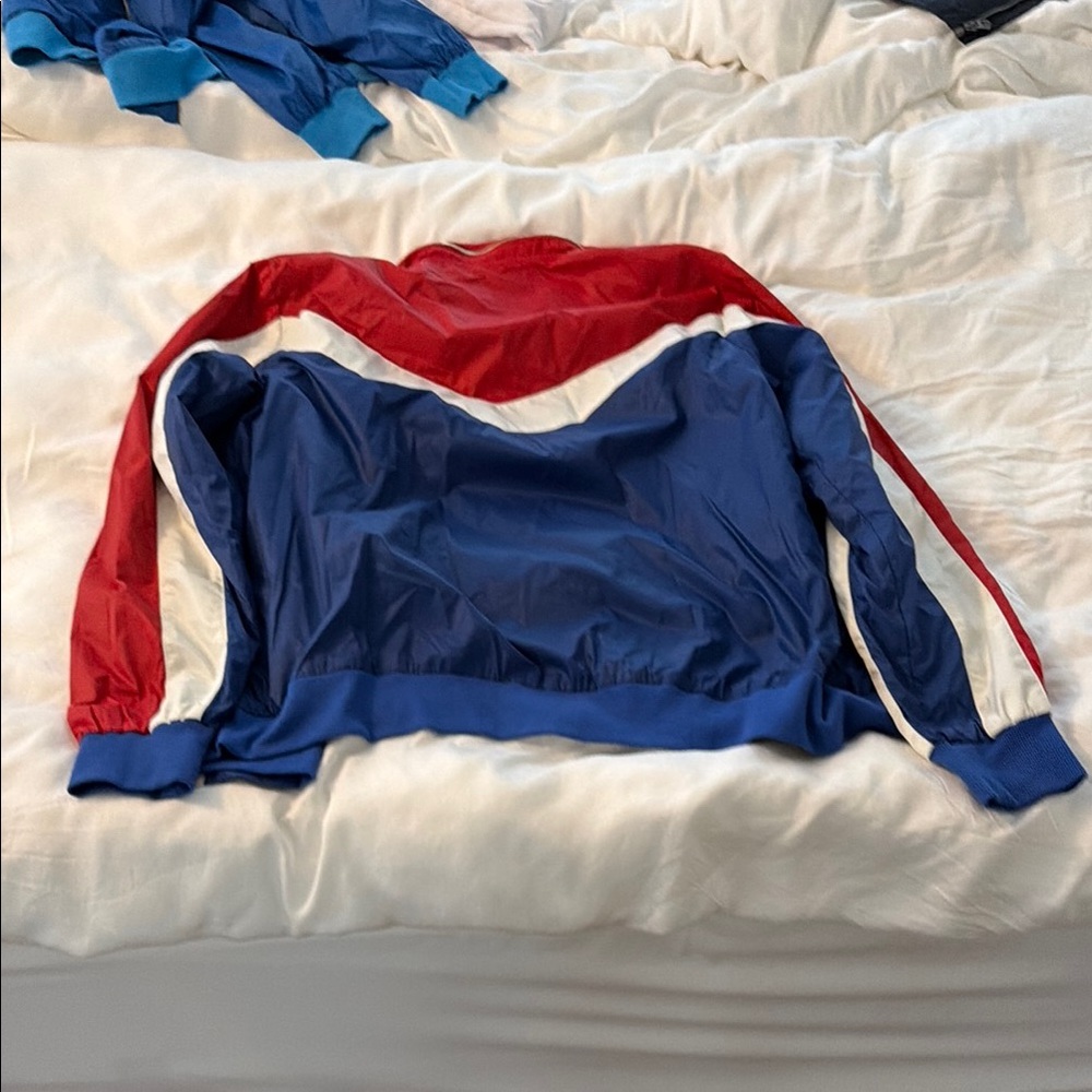 Aviator Nation Racer Colorblock Track Jacket - Red, Blue, White - Picture 5 of 5